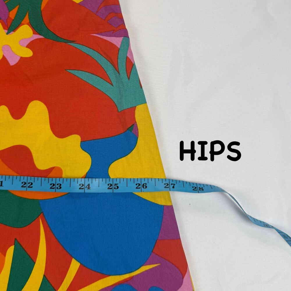 Nooworks Tropico Molly Mini Dress Colorful Abstract Cotton A Line NWT Size 2XL - Picture 11 of 13